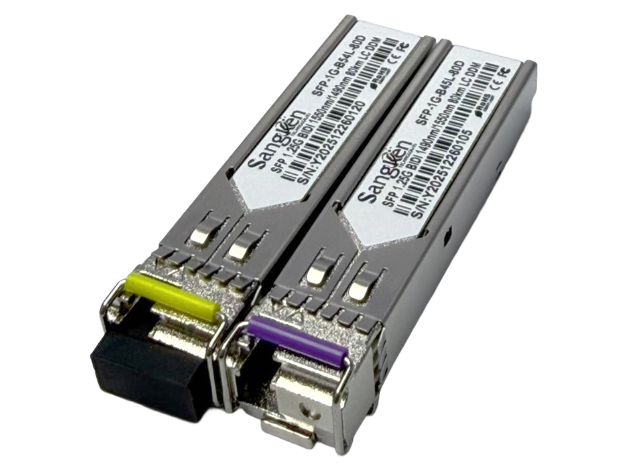 1.25G SFP BiDi Tx1550nm/Rx1490nm 80km LC Single Mode - Image 2